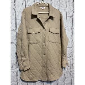 Heimish NWOT Size Medium Beige Quilted Jacket Men’s Unisex